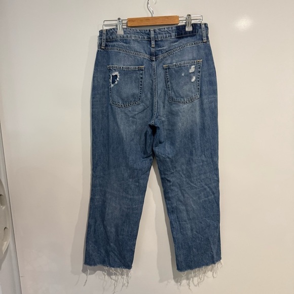 Etica High Rise Tyler Boy Destroy Straight Jean - Picture 11 of 11